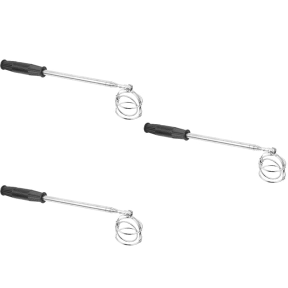MLINS 3pcs Stainless Steel Shaft Picker for Golfing Balls Convenient Golfs Ball Retriever