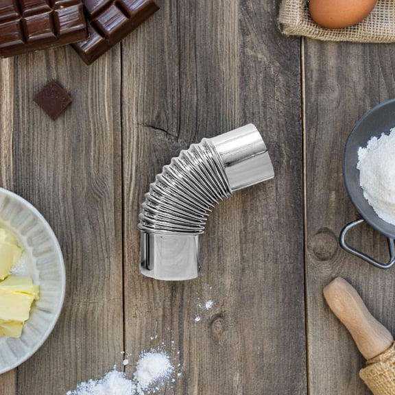 MLINS 3pcs Stove Pipe Stainless Steel Flue Extension Tube Straight Tube 90 Degree Elbow Extension Tube Chimney Flue Exhaust Pipe Connector