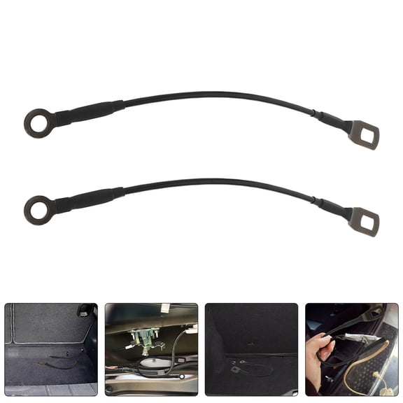 MLINS 3pcs Tailgate Cable Rear Tailgate Lift Support Cables Truck Tailgate Support Straps Rear Truck Tailgate Support Cable Replacement For Cars Suvs