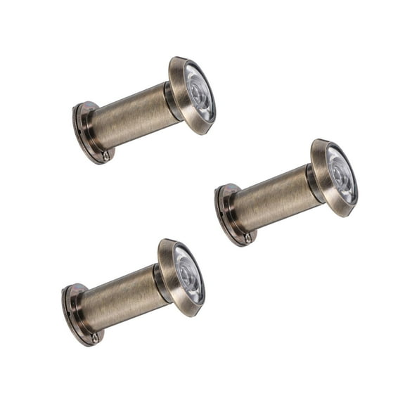 MLINS MLINS 3pcs Wide Angle Door Viewer Home Office Hotel Door Peephole Front Door Accessory