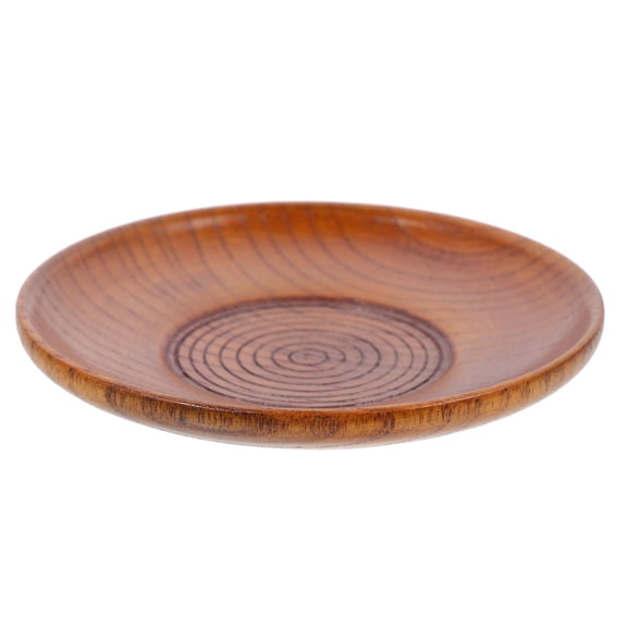 MLINS 3pcs Wood Snacks Plate Baking Food Serving Tray Restaurant Food Plate Fruits Storage Tray