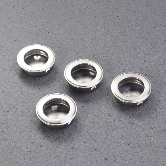 MLINS 4-Pack Stainless Steel Kitchen Cabinet Handles, Replacement Hardware, 4.00 x 4.00 x 1.00 CM, Modern Design