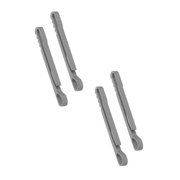 MLINS 4 PCS Titanium Alloy Carabiner Spring Snap Clips Hook Keychain Keyring Buckle Locking Clips Hanging Buckle Ring Buckle Outdoor Equipment