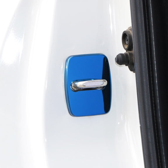 MLINS 4-Pack Door Striker Covers, Anti-Rust Car Lock Caps for Vehicle Door Latch Safety and Durability