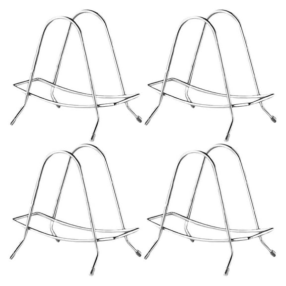 MLINS 4 Pcs Cutting Board Chopping Board Stand 17.50X15.00X11.50CM Silver