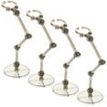 thumbnail image 1 of GAXIRE Figurine Stand Grey Plastic 4Pcs 1.97X1.97X6.17in, 1 of 8