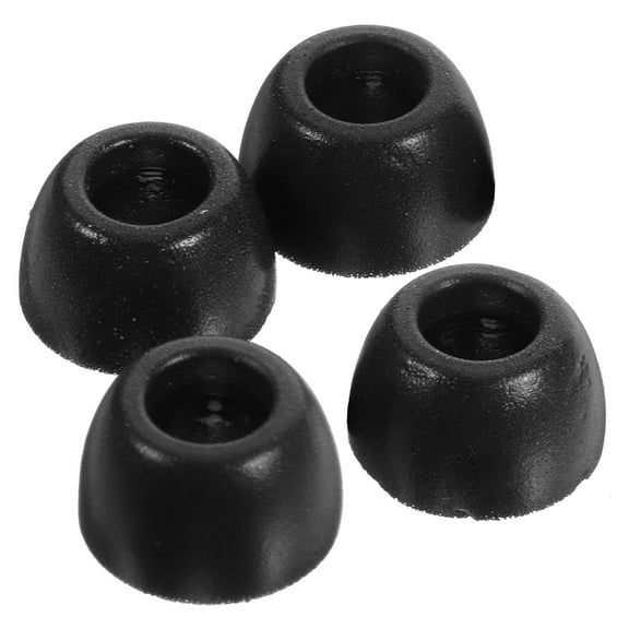 MLINS 4 Pcs Earbuds Memory Foam Earmuffs 1.20X0.70X0.70CM Black