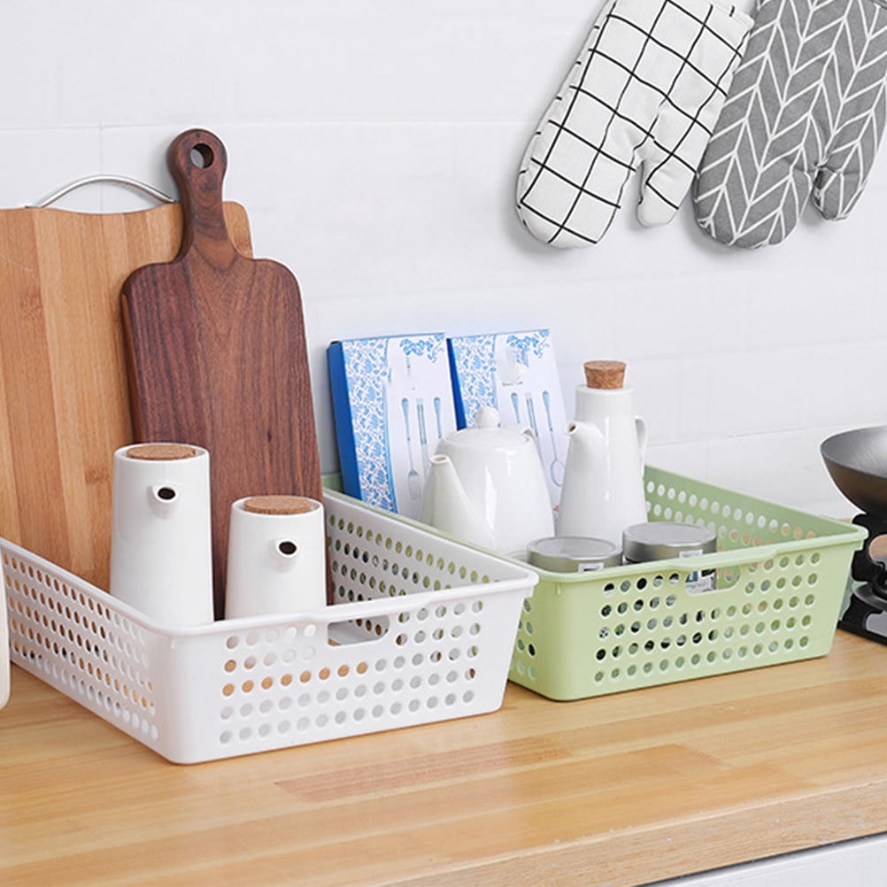 MLINS 4 Pcs File Storage Basket Organization Baskets Garbage Bin Bins ...