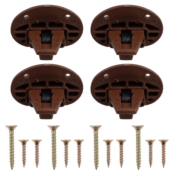 HEALEEP 4Pcs Durable Plastic Drawer Guide Slides for Versatile Furniture Drawer Repair