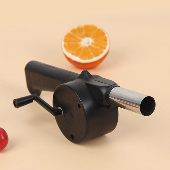 MLINS 4 Pcs Operated Camping Hand Blower 25.00X7.00X3.00CM Black