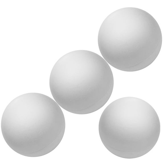 MLINS 4 Pcs Party Foams Models DIY Projects High Density Block Circles White
