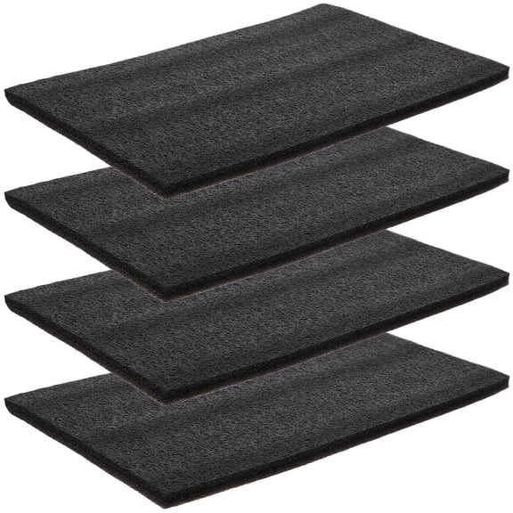 MLINS 4-Pack Black Polyethylene Foam Boards 30.4 x 20 x 1 cm Crafting and Packaging Sheets