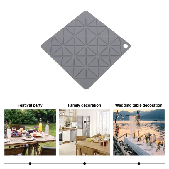 MLINS 4 Pcs Protector Pattern Placemat Kitchen Wok