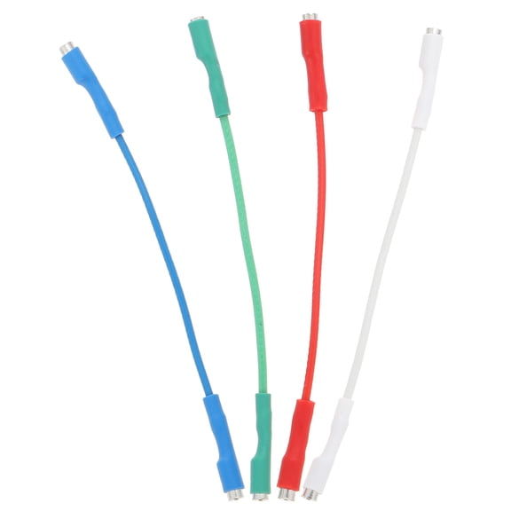 DINHEAROM Turntable Cable Copper 4Pcs 1.97X0.04X0.04in