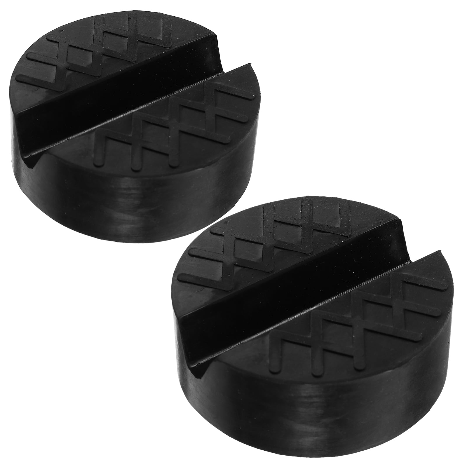 MLINS 4 Pcs Rubber Mat Jack Pad Transmission Car Hydraulic Adapter Black