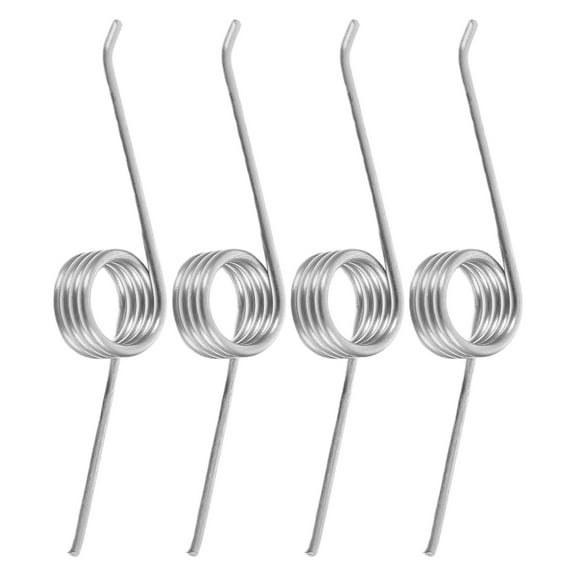 MLINS 4 Pcs Stainless Steel Small Torsional Spring for Storage Bucket Trash Can Lid Repair