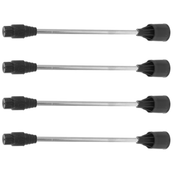 MLINS 4 Pcs Stainless Steel Spray Sprayer Pole Universal Extension Telescoping Black