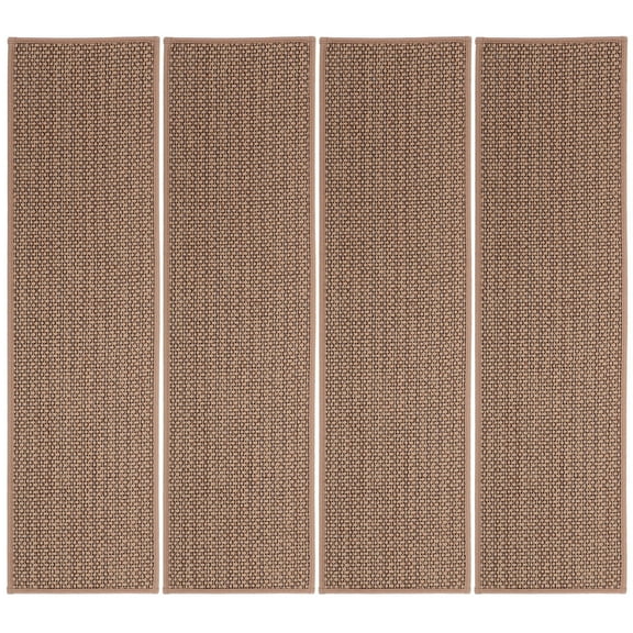MLINS 4-Pack Non- Stair Tread Carpet Runners for Steps, Anti-Skid Floor Mats for Home Safety