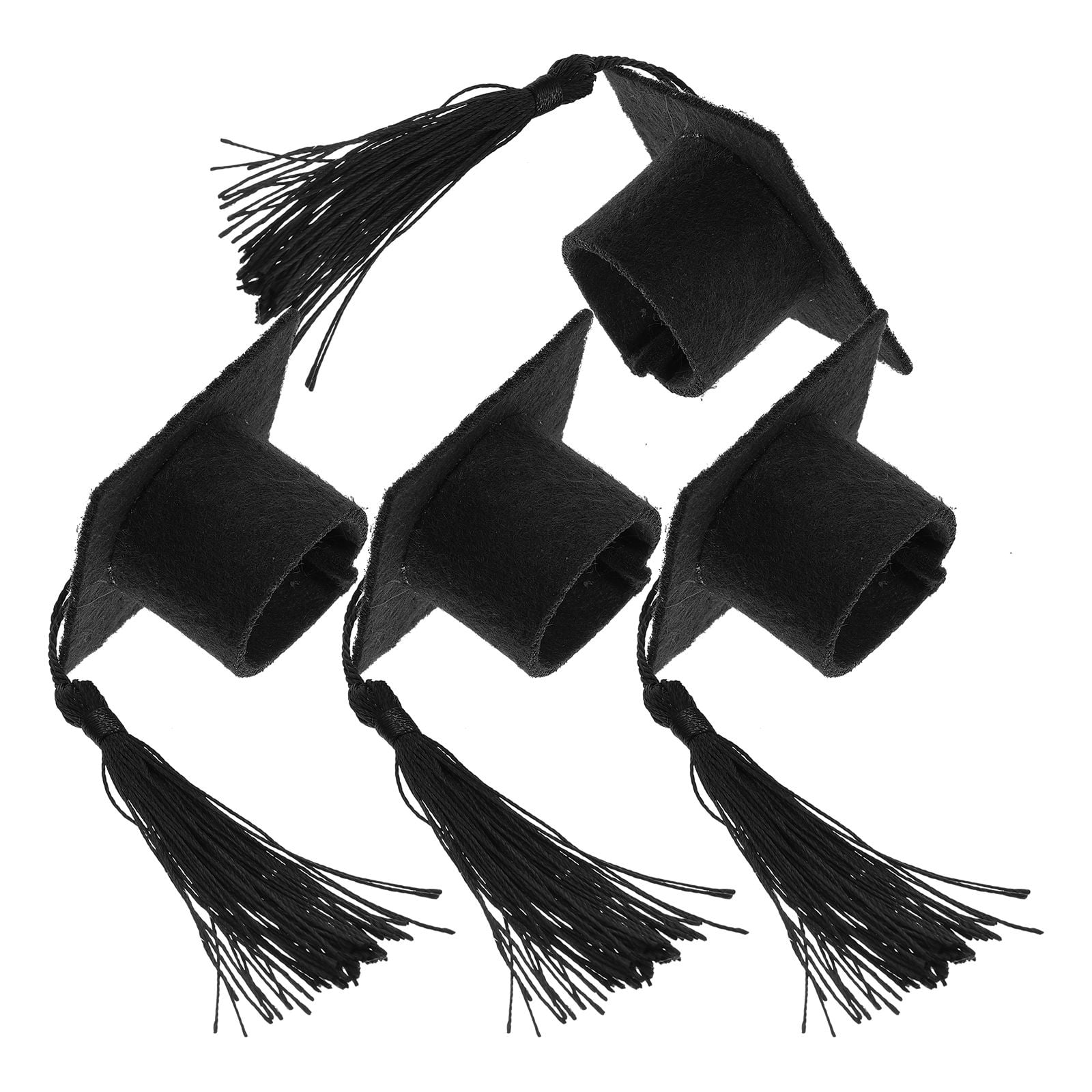 MLINS 4 Pcs Tassel Doctor Hat Graduation Bottle Caps Tiny Hats ...