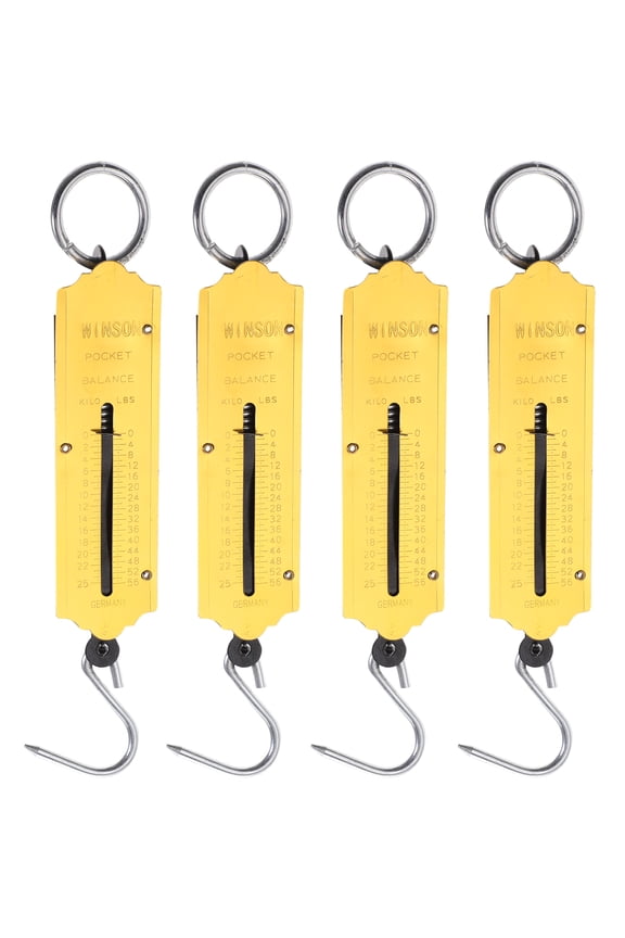 MLINS 4 Pcs Vegetables Scale Hanging Analog for Body Weight Baggage