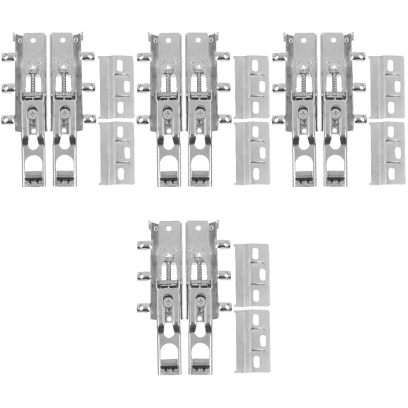 MLINS 4 Sets Cabinet Door Damper Hidden Hanging Hinge Cabinet Suspension Fitting