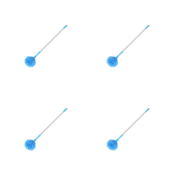 MLINS 4-Pack Extendable Cobweb Duster Set Lightweight Ceiling Fan Cleaner for High Ceilings and Hard-to-Reach Areas