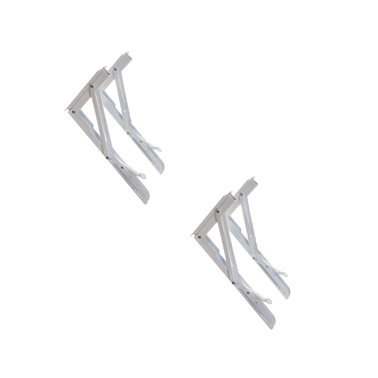 MLINS 4 pcs 90 Degree Spring Loaded Folding Support Shelf Bracket ...