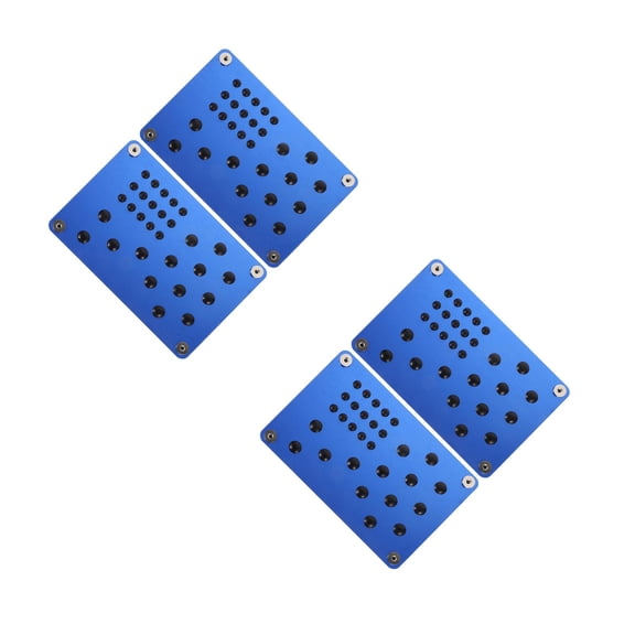 DINHEAROM Mlins  Blue Car Foot Mat Pads Durable Aluminum for Versatile Use