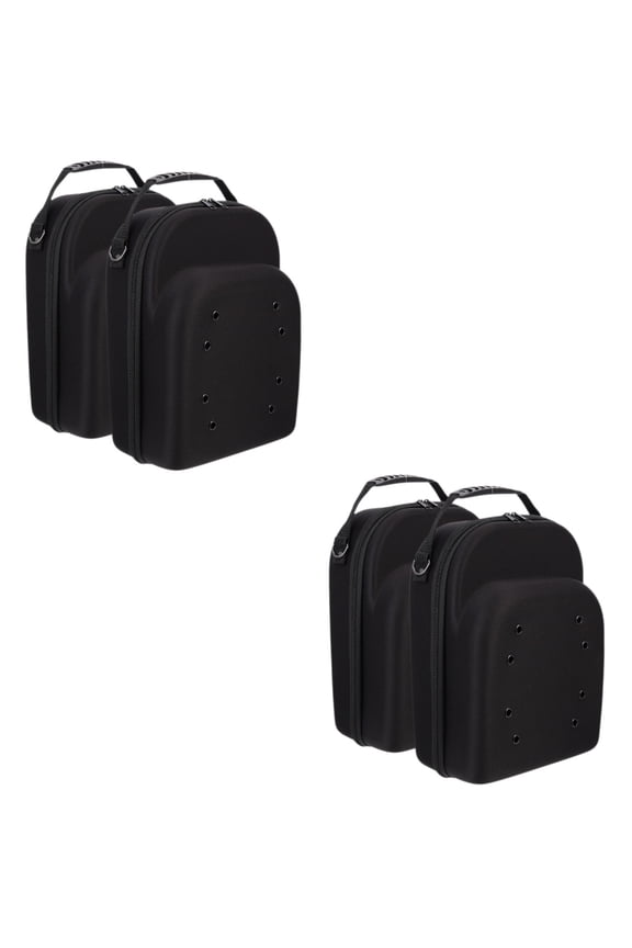 4-Pack Baseball Hat Carrier Case Travel Protective Box for Caps, Hat Storage Organizer