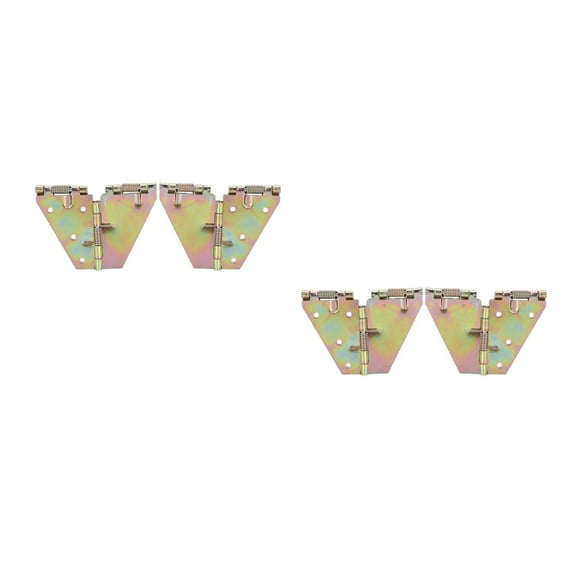 MLINS 4 pcs Iron Table Hinges Folding Dining Table Leaf Support Hinge Flap Hinges