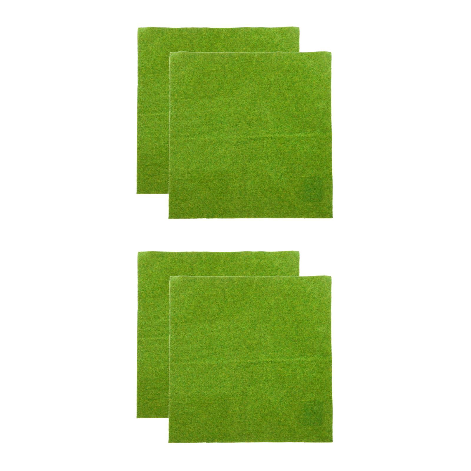 MLINS 4 pcs Sand Board Turf Artificial Plant Turf DIY Grass Turf Micro ...
