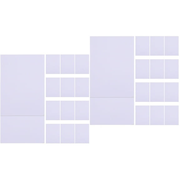 MLINS 40 Pcs Photo Mats Rectangle Paper Picture Matting Picture Frames Decor Mats