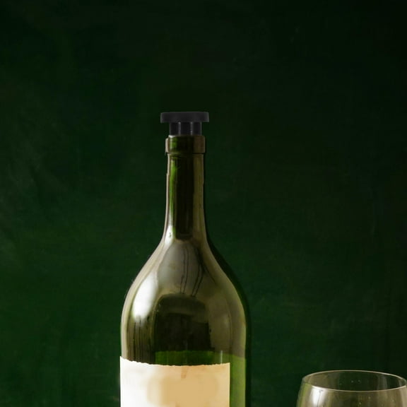 MLINS  40 Pcs Silicone Hat Bottle Cap Reusable Replace Beverage Sealer Black