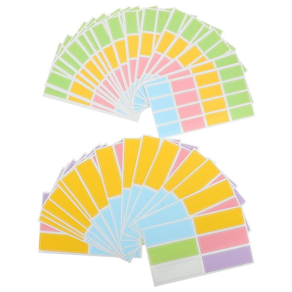 MLINS  40 Sheets Daycare Name Stickers Self-adhesive Label Labels Container