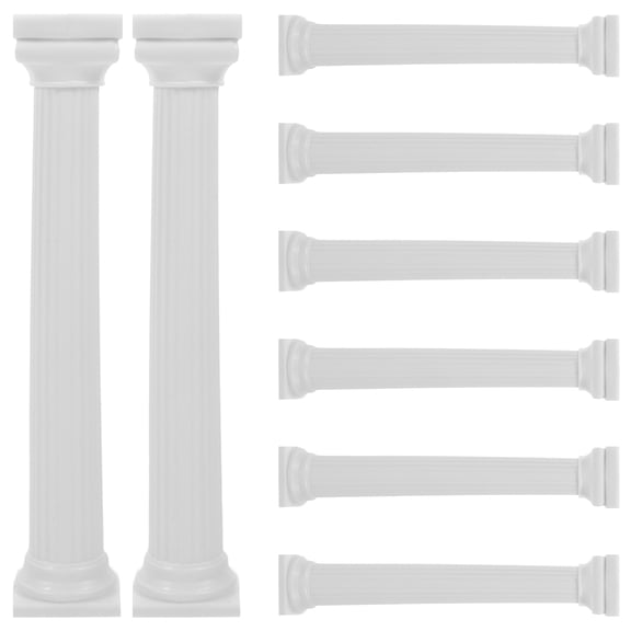 MLINS 40-Pack Roman Column Cake Supports for Tabletop Dessert Display Stands and Cake Pillars