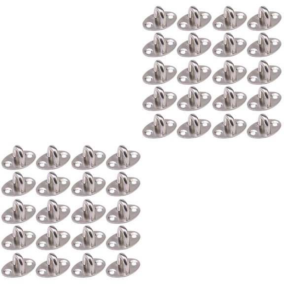 MLINS 40 pcs Suspension U Type Fixed Hook Ceiling Hook Storage Ring Hook for Home