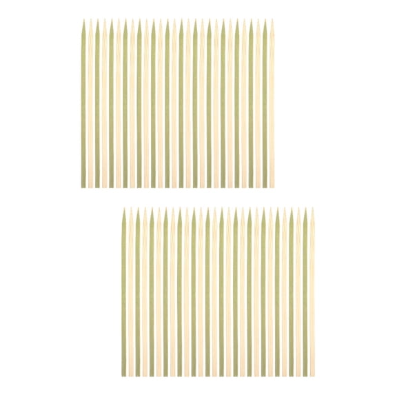 DINHEAROM Grilling Bamboo Sticks For Outdoor Cooking 400 Pcs 8.3x0.2in