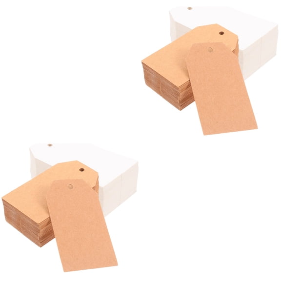 FELTECHELECTR Mlins 400Pcs Paper Hanging Tags for DIY - Writable and Durable