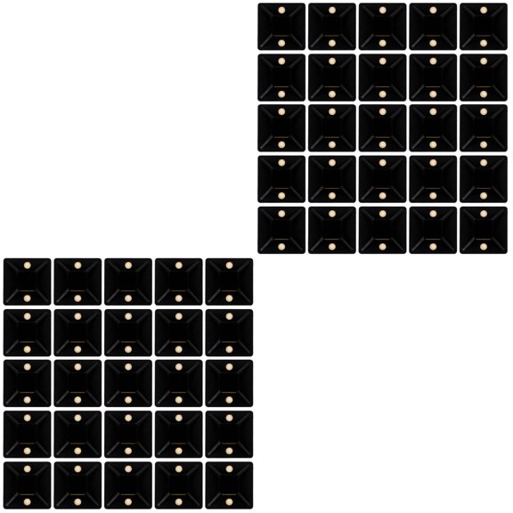 MLINS 400 pcs Self- Adhesive Cable Clips Cable Desktop Cord Holder for PC Laptop Ethernet Cable Desktop Home Offices