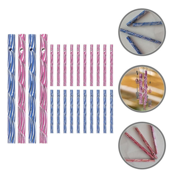 PTOOTP Wind Chime Tubes Aluminum 40Pcs 3.14X3.14X0.24in