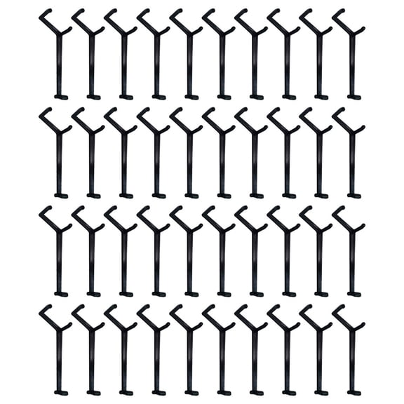 FELTECHELECTR 40Pcs Black Plastic Branch and Limb Spreaders for Fruit Tree Branch Modeling and Training