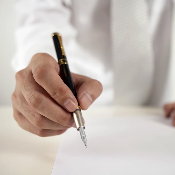 MLINS 40pcs Calligraphy Fountain Pen Nibs Universal Replacement Calligraphy Pen Tips Part for Writing Drawing Signing Accessories