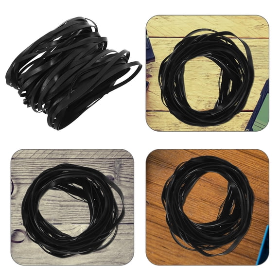 MLINS 40pcs Comprehensive Cassette Repair Kit Rubber Drive Belts Cassette Recorder Belt Repair Maintenance Rubber Belt Rubber Cassette Belt (Mixed Size)