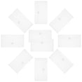 thumbnail image 1 of MLINS 40pcs Transparent Cash Bag Bank Deposits Checks Bag Money Pouch Plastic Document Storage Clear File Folder For Home Office Use, 1 of 8