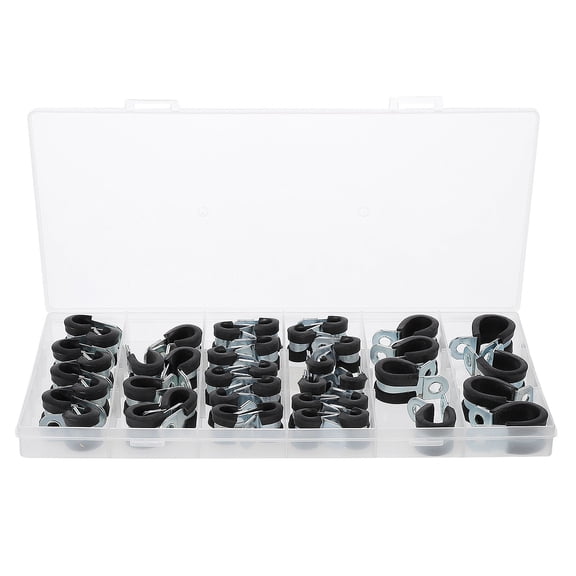 MLINS  42 Pcs Line Tube Clamp Clamps Hose U-shaped Cable Clip