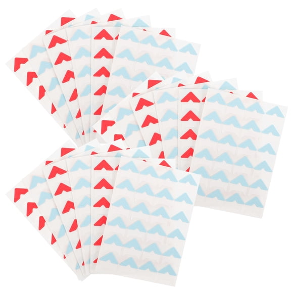 MLINS 480Pcs Self Adhesive Photo Corners DIY Scrapbook Album Stickers Ornament Decor