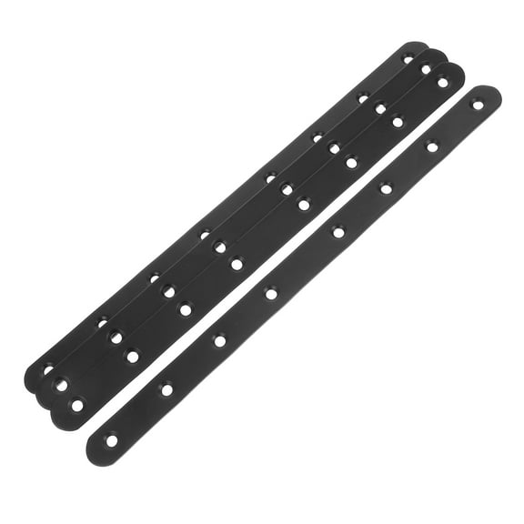 MLINS 4PCS Heavy Duty Stainless Steel Flat Straight Brace Brackets Metal Mending Plates for Strong Fixing and Support