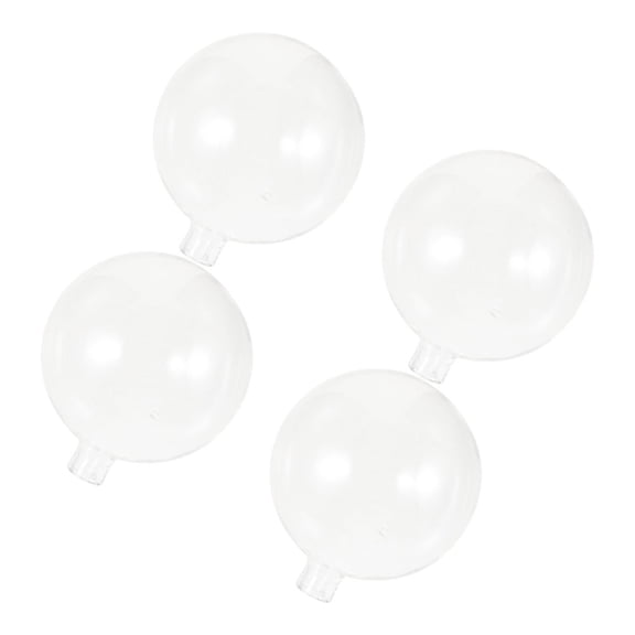 MLINS 4PCS Glass Lampshade Lamp Shade Cover for Table Lamp Round Lamp Shade Table Light Shades Clear Glass Globe Shade Table Lamp Shade