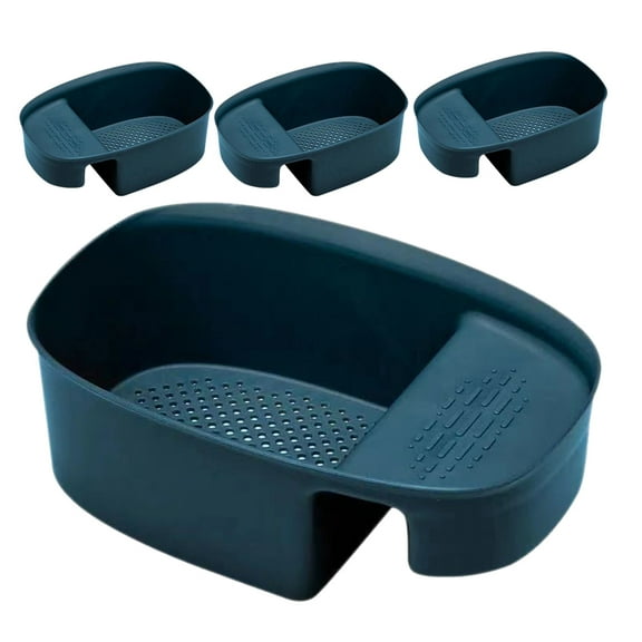 MLINS 4Pcs Kitchen Sink Drainer Basket Multi-functional Drainage Basket Reusable Kitchen Colander Basket