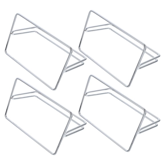 MLINS 4Pcs Office Supplies Examination Room Supplies Partition Partition Board Racks (Silver)